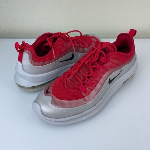 Nike Air Max Men’s 11.5 Axis Red Silver Sneakers AA2146-600 main image 9